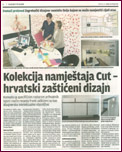 Kolekcija namjetaja Cut -  Hrvatski zatieni dizajn